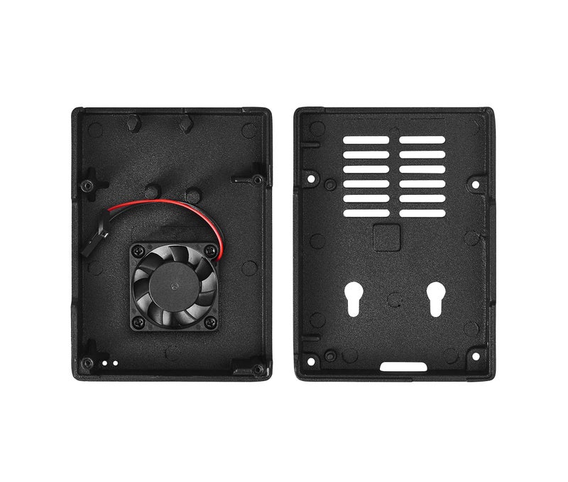 Vilros Raspberry Pi 4 Compatible Heavy Duty Aluminum Alloy Case with Preinstalled and Ready to Connect Fan (Black) - Image 2